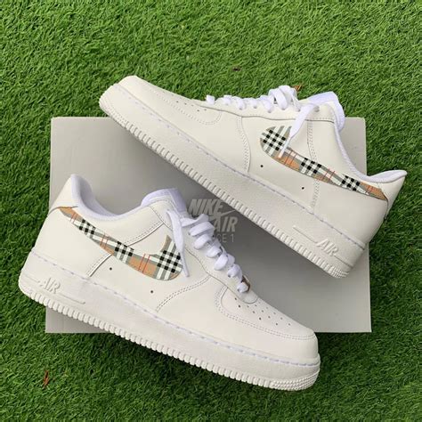 custom air force burberry|burberry air force 1 custom.